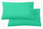 Set of 2 Pillowcases- 3 Line Embroidery