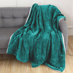 Reversible Sherpa Throw Blanket - Sherpa Back Throw Blanket