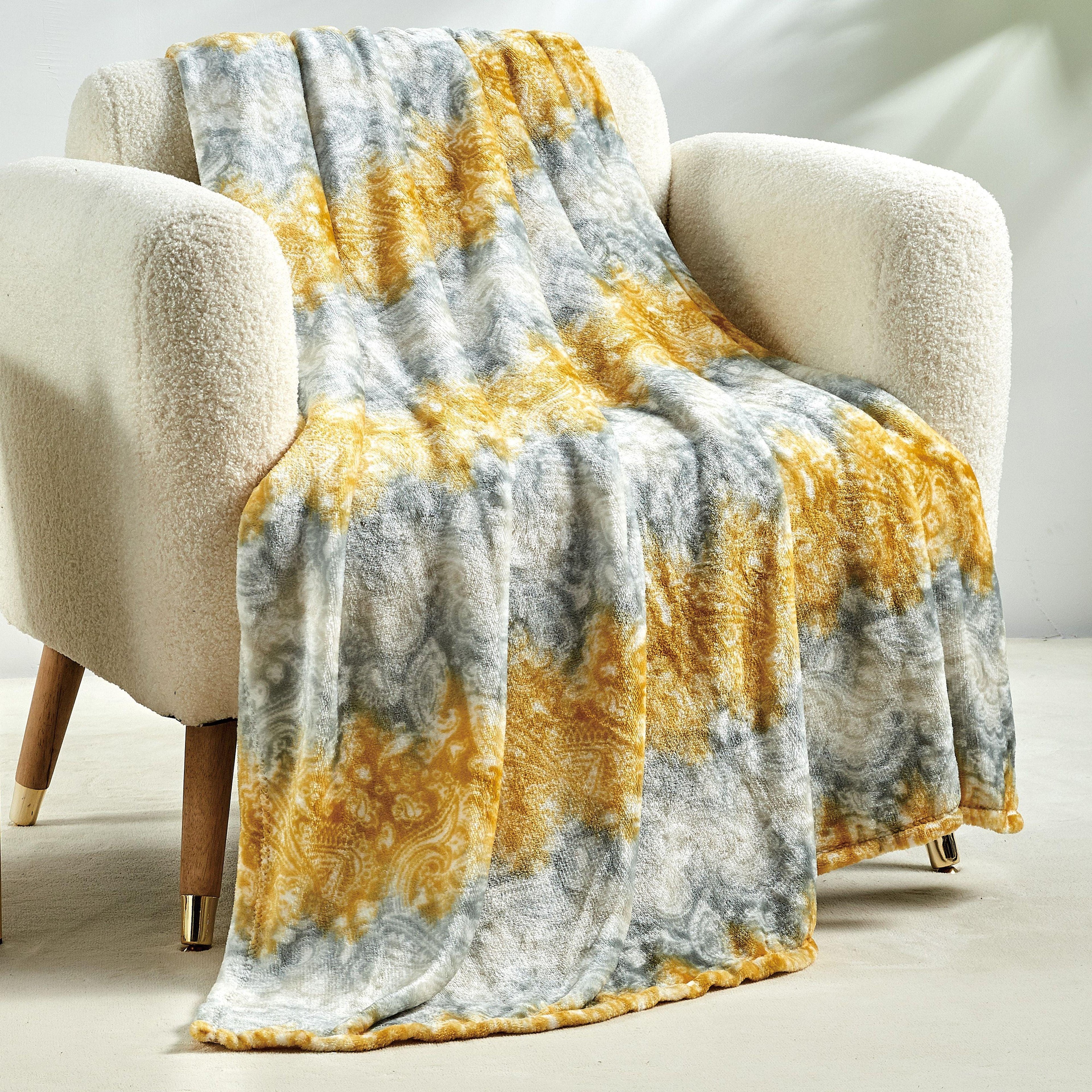Ultra Soft Lightweight Printed Throw Blanket - 50 x 60 inches