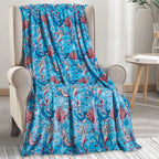 Ultra Soft Lightweight Printed Throw Blanket - 50 x 60 inches
