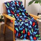 Ultra Soft Lightweight Printed Throw Blanket - 50 x 60 inches