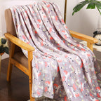 Ultra Soft Lightweight Printed Throw Blanket - 50 x 60 inches