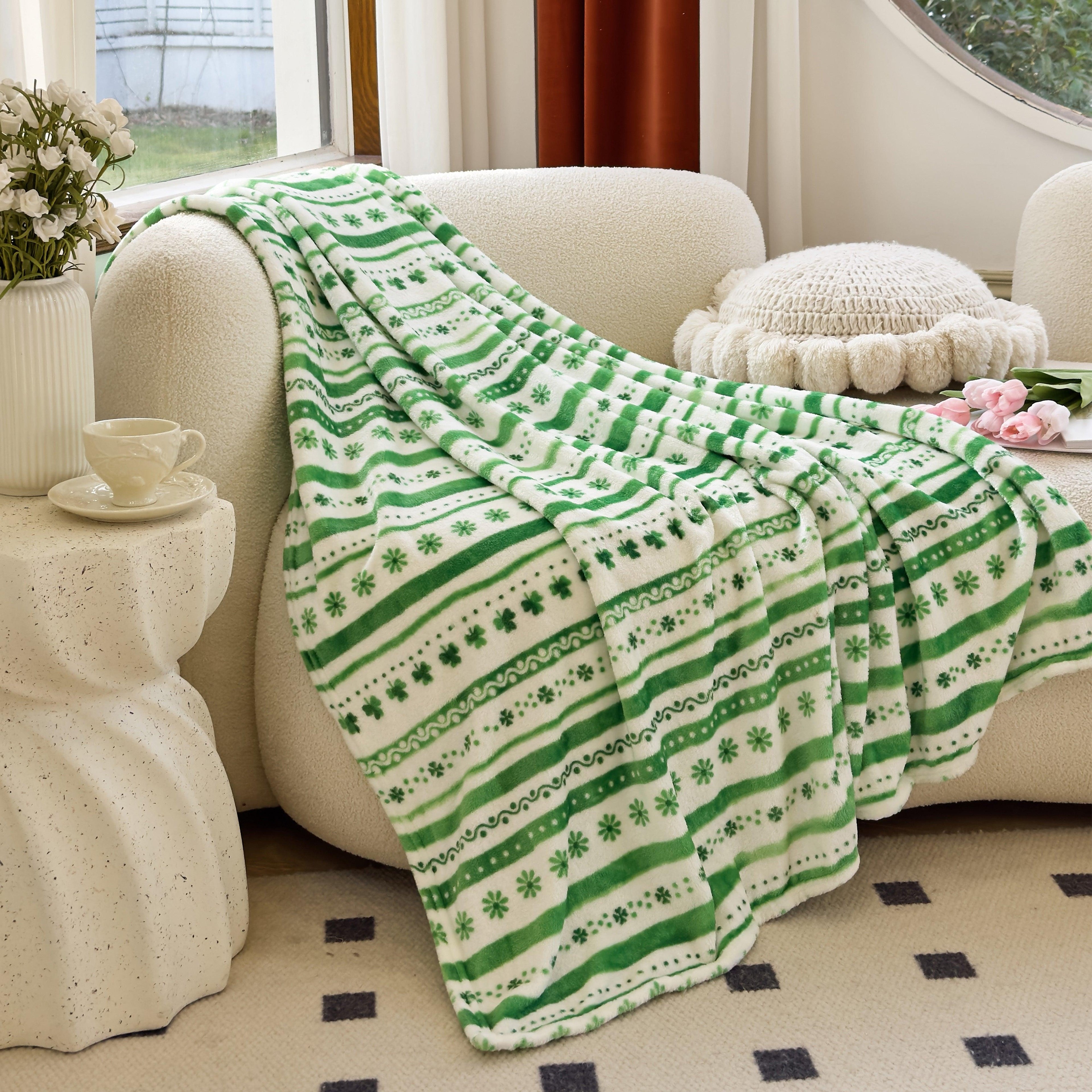 Ultra Soft Lightweight Printed Throw Blanket - 50 x 60 inches
