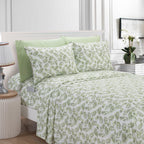 6-Piece Tropical Pattern Bed Sheet Set - Soft as a Hotel Premium Quality