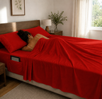 Extra deep Pocket 3 Line Embroidery, 6-Piece Sheet Set
