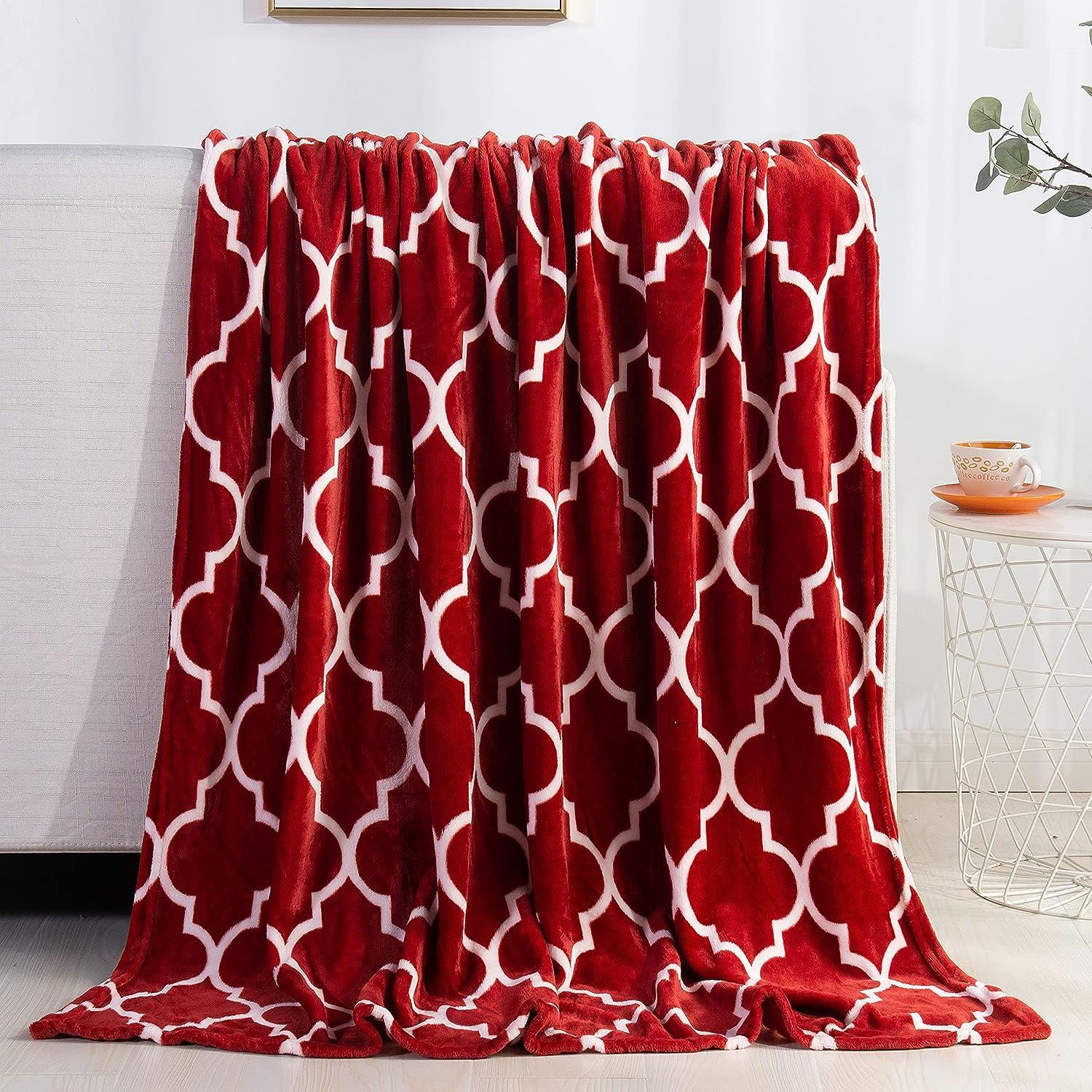 Plush All Season Lightweight Throw Blanket - 50 x 60 inches