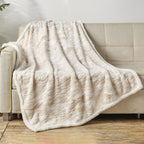 50" x 60" Printed Sherpa Back Throw