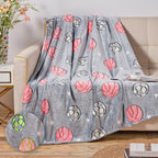 Glow In the Dark 50" x 60" Throw Blanket - Velvety Feel, 50 X 60 inches