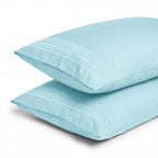 Set of 2 Pillowcases- 3 Line Embroidery