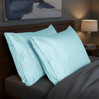 Set of 2 Pillowcases- 3 Line Embroidery