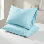 Set of 2 Pillowcases- 3 Line Embroidery