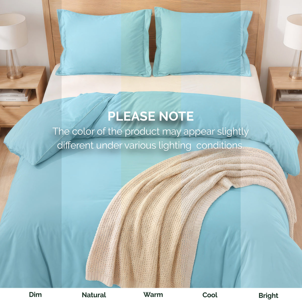 Essential 3-Piece Solid Duvet Cover Set