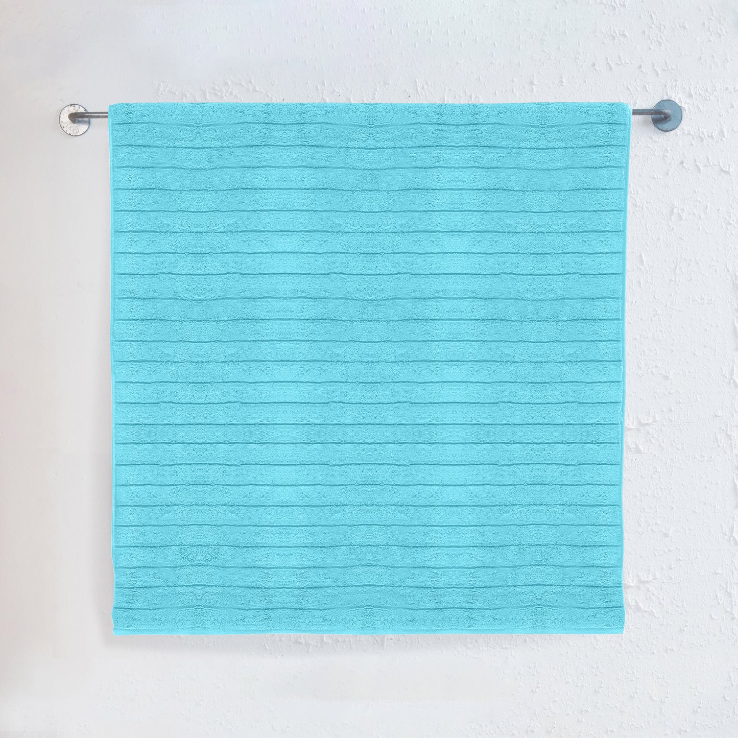 Elegant Comfort 1-Piece Premium Turkish Cotton Corduroy Stripe Jumbo Towel, 35x 70 inch