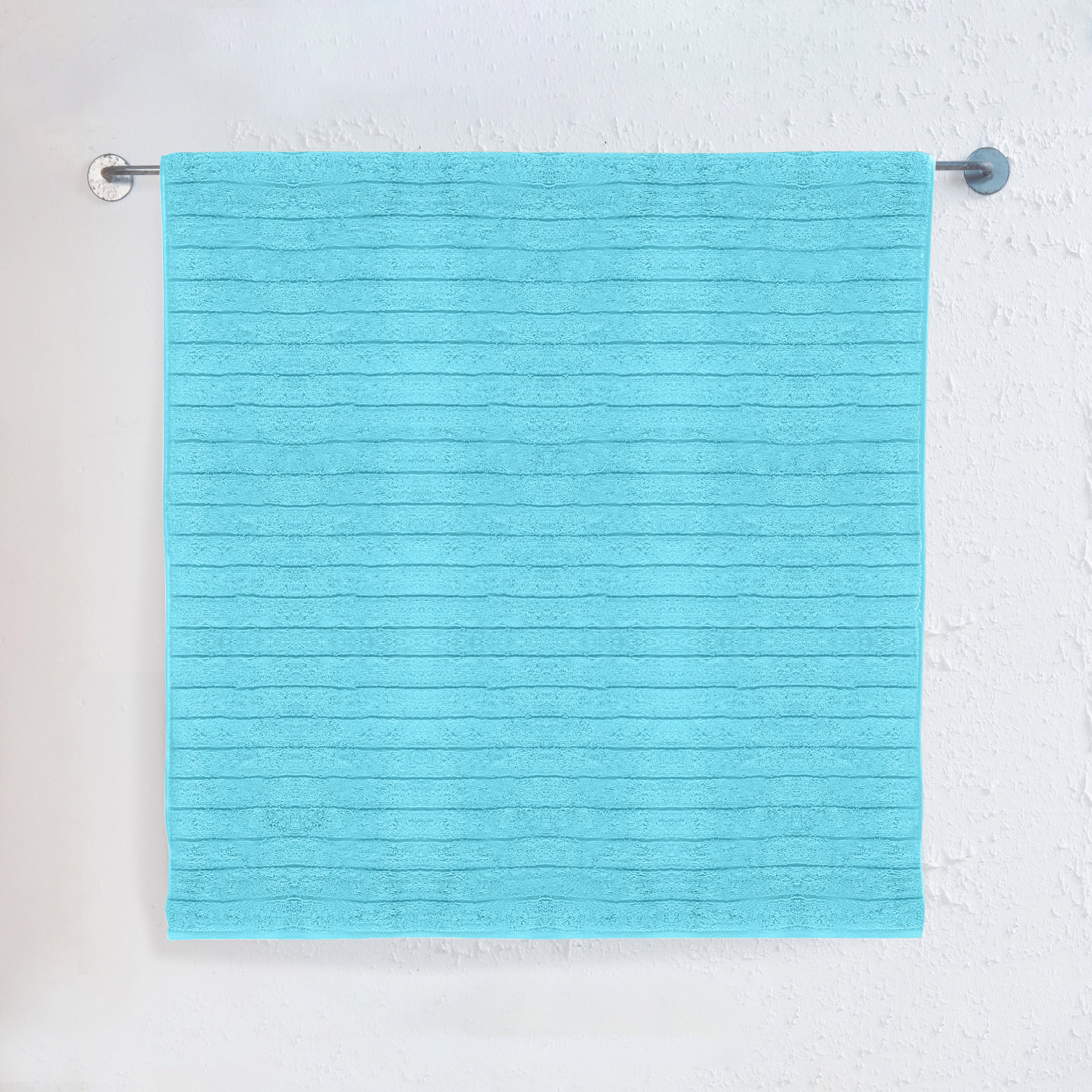 1-Piece Premium Turkish Cotton Corduroy Stripe Jumbo Towel, 35x 70 inch