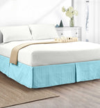 1-Piece Stripe Bed Skirt - 14 inch Drop