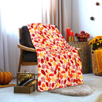Halloween Theme Fleece Throw Blankets  - Velvety Feel, 50 x 60 inches