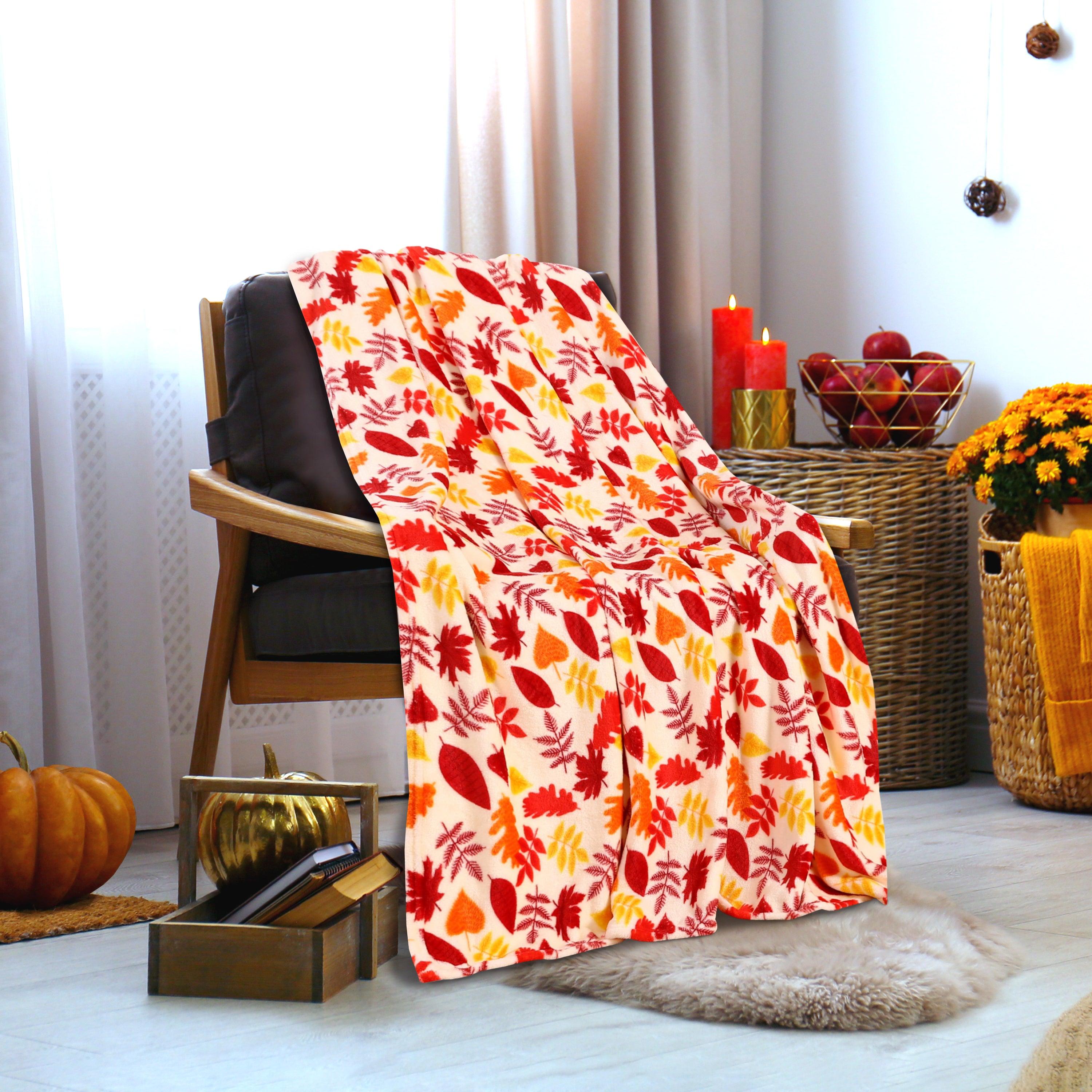 Halloween Theme Fleece Throw Blankets  - Velvety Feel, 50 x 60 inches