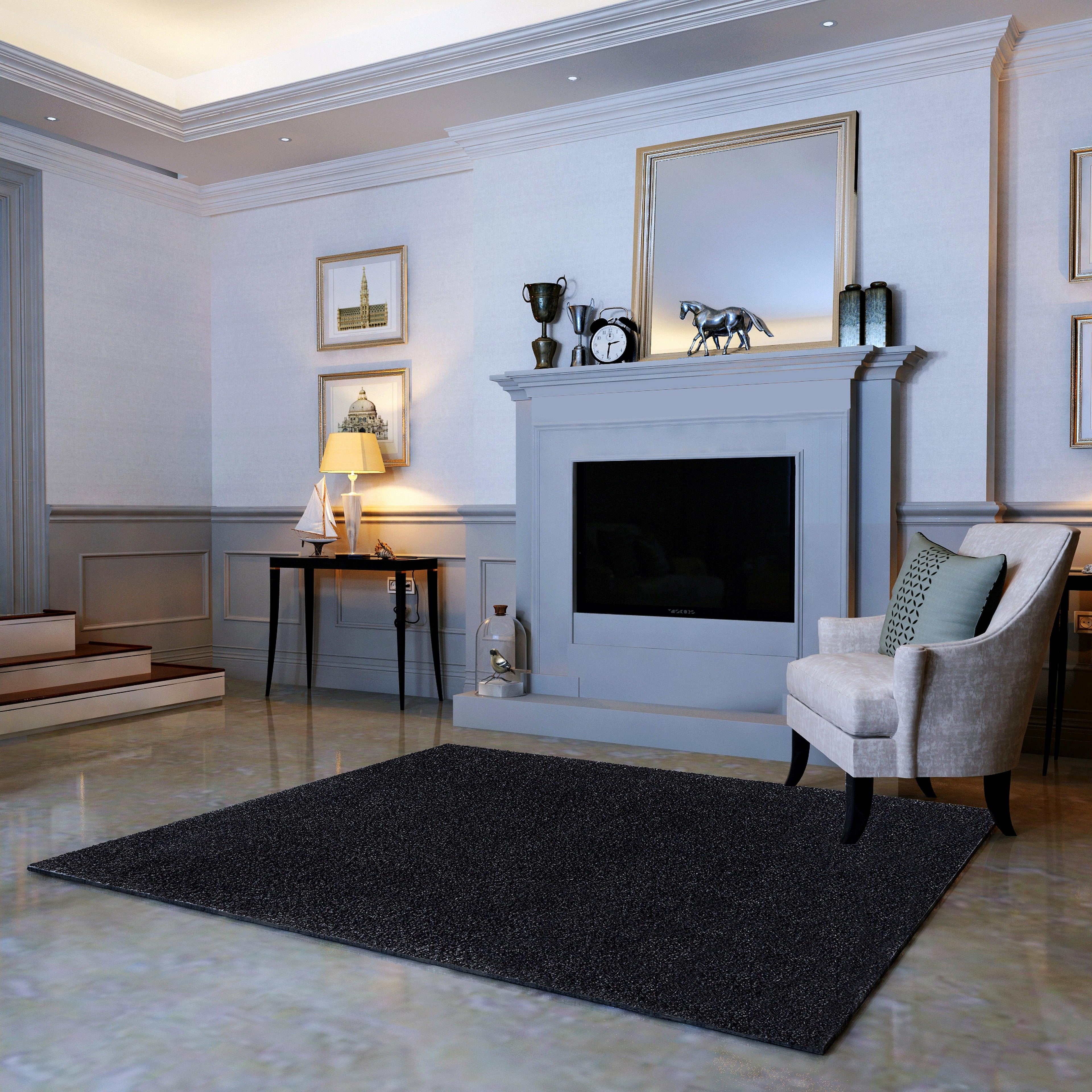 5' x 7' -  8' x 10' Rectangle Shaggy Area Rug