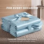 Fine 4-Piece Silky Satin Sheet Set, Bright Shades