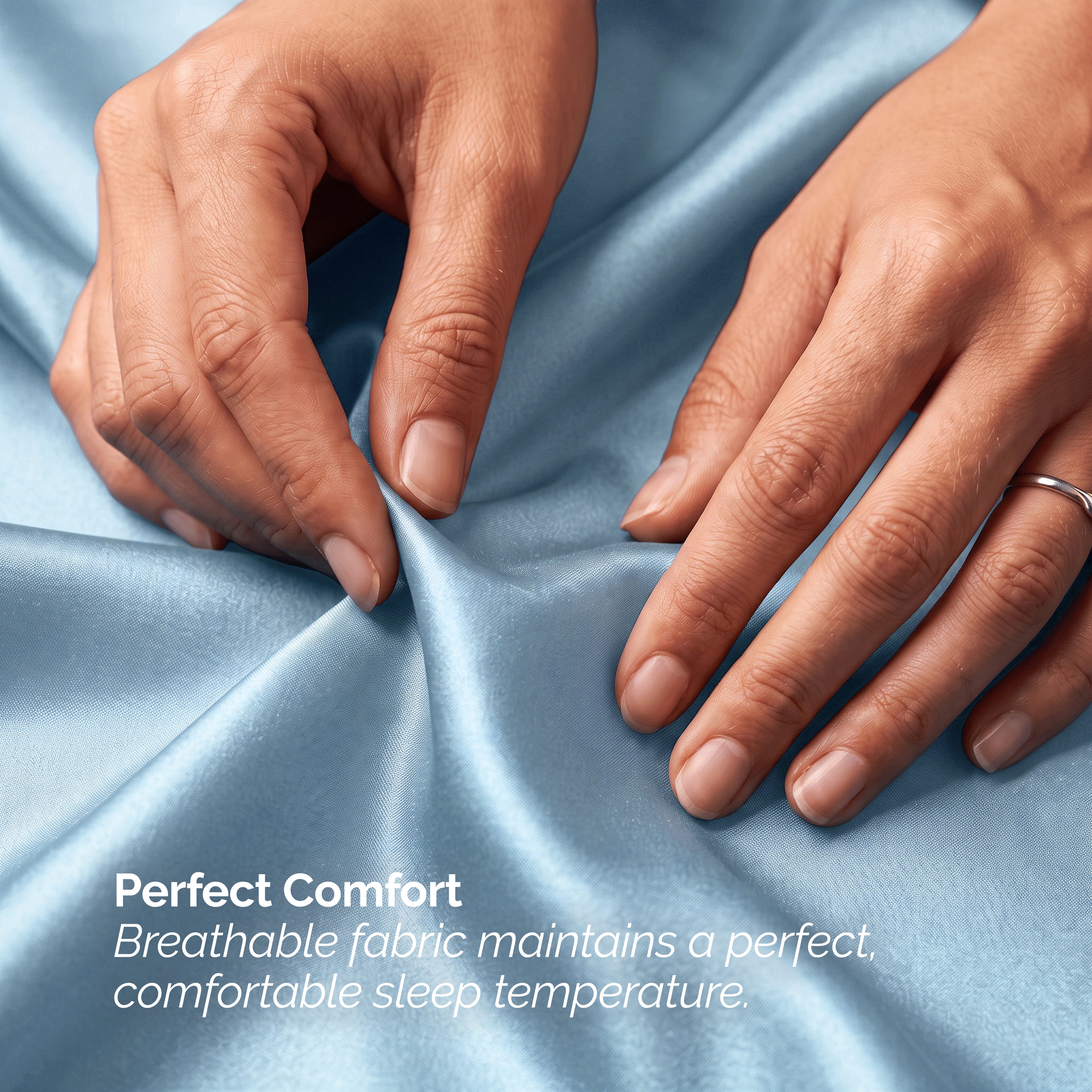 Fine 4-Piece Silky Satin Sheet Set, Bright Shades