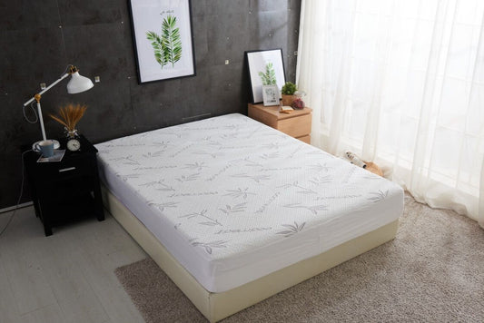 Elegant Comfort Rayon Derived from Bamboo Mattress Protector, Fits Mattresses up to 16"