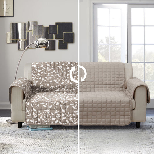 Elegant Comfort Leaves Design Reversible Smart Furniture Protectors