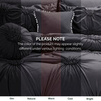 10-Piece Sunflower Comforter Set - Includes 4-Piece Sheet Set with Double Sided Storage Pockets