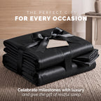 Fine 4-Piece Silky Satin Sheet Set, Moody Shades