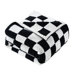 50" x 70"  Ultra Soft Checkered Knitted Throw Blanket