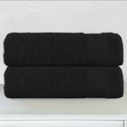 2-Pack Turkish Cotton Three Line Popcorn Bath Towel Set, 27 x 54 inch