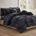 10-Piece Sunflower Comforter Set - Includes 4-Piece Sheet Set with Double Sided Storage Pockets