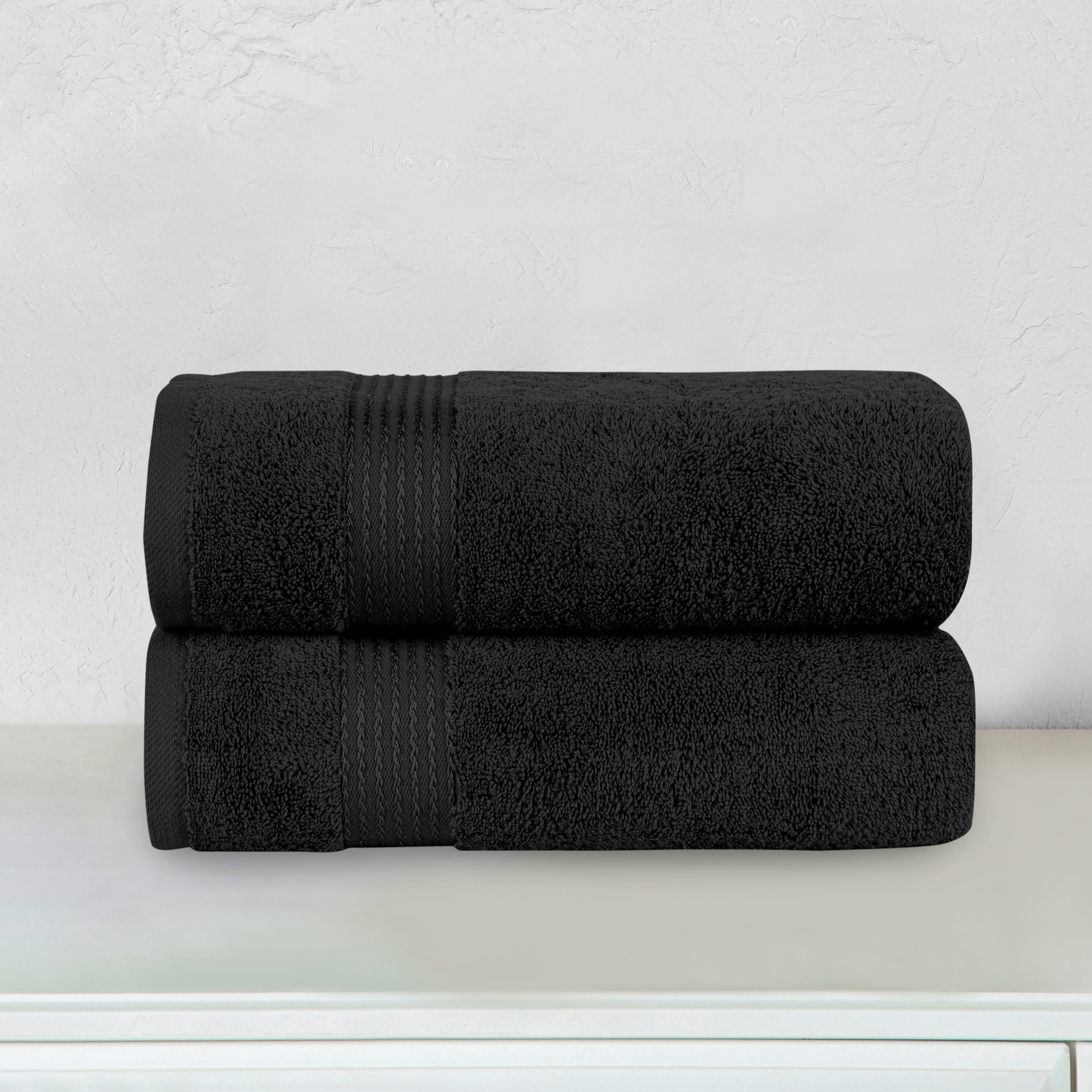 2-Pack Premium Turkish Cotton Bath Towel Set, 27 x 54 inch