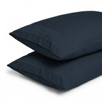 Set of 2 Pillowcases- 3 Line Embroidery