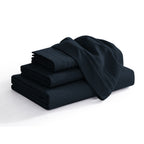 Extra deep 18-24 Inch Pocket 3 Line Embroidery, 4-Piece Sheet Set, Moody Shades
