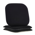 2-Pack Textured Chair Cushion Covers - Skid-Proof Rubber Backing
