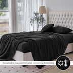 4-Piece Velvet Plush Flannel Sheet Set