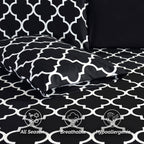 6-Piece Moroccan Trellis Printed Pattern - Soft as a Hotel Premium Quality