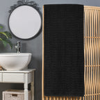 1-Piece Premium Turkish Cotton Braided Oversized Bath Sheet Towel 40 x 80 Inch