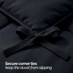 Essential 3-Piece Solid Duvet Cover Set
