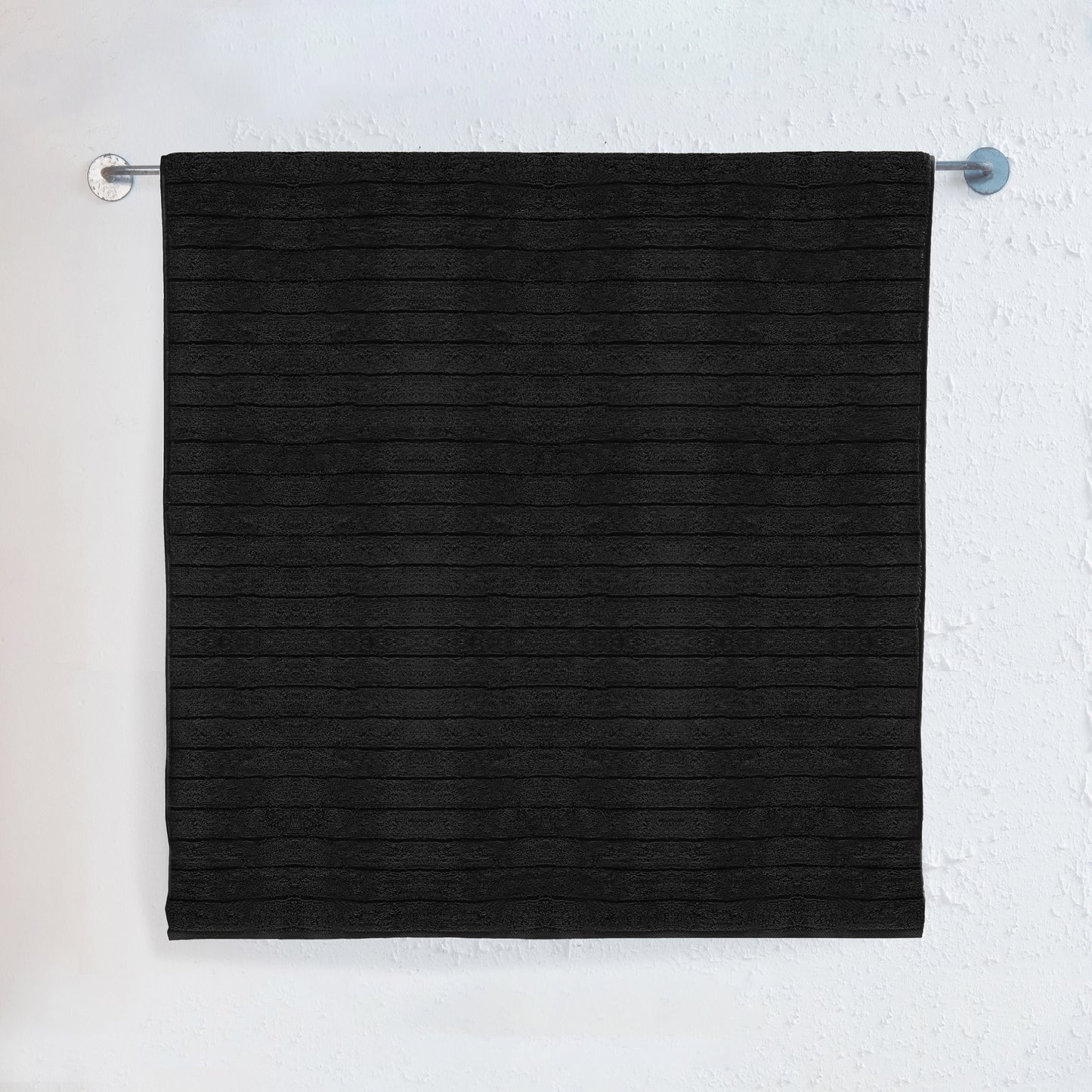 Elegant Comfort 1-Piece Premium Turkish Cotton Corduroy Stripe Jumbo Towel, 35x 70 inch