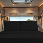 RV/Trailer 4-Piece 3 Line Embroidery Bed Sheet Set - Soft as a Hotel Premium Quality