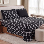 6-Piece Moroccan Trellis Printed Pattern - Soft as a Hotel Premium Quality