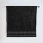 1-Piece Premium Turkish Cotton 4 Lines Stripe Jumbo Towel, 35x 70 inch