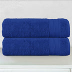 2-Pack Turkish Cotton Three Line Popcorn Bath Towel Set, 27 x 54 inch