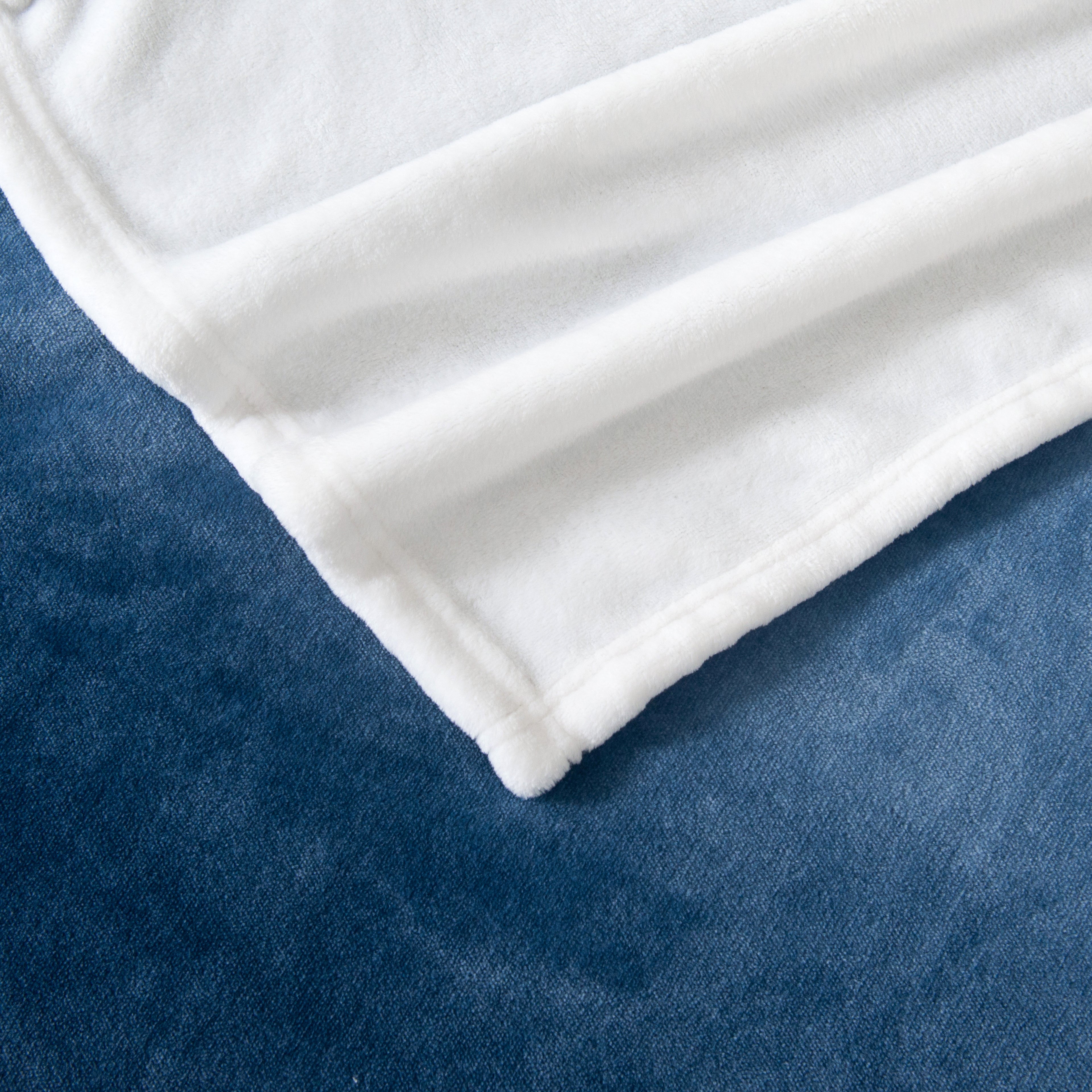 Ombre Printed Velour Fleece Blanket - Velvety Feel