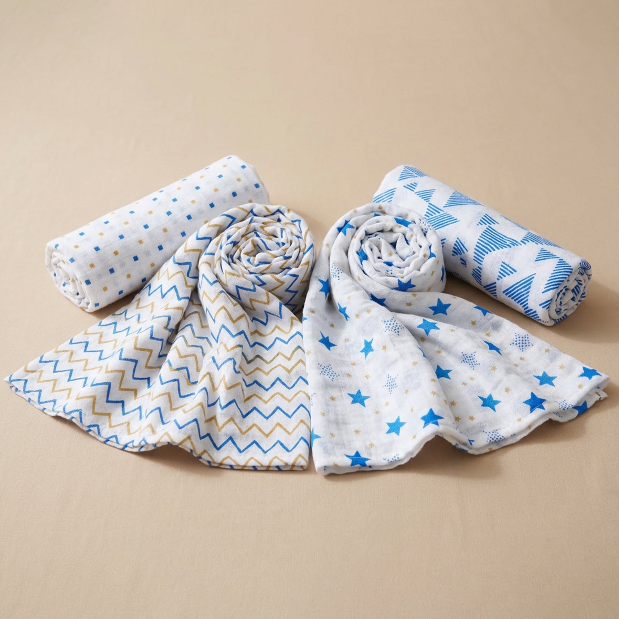 Organic Bamboo Viscose Baby Swaddle Set