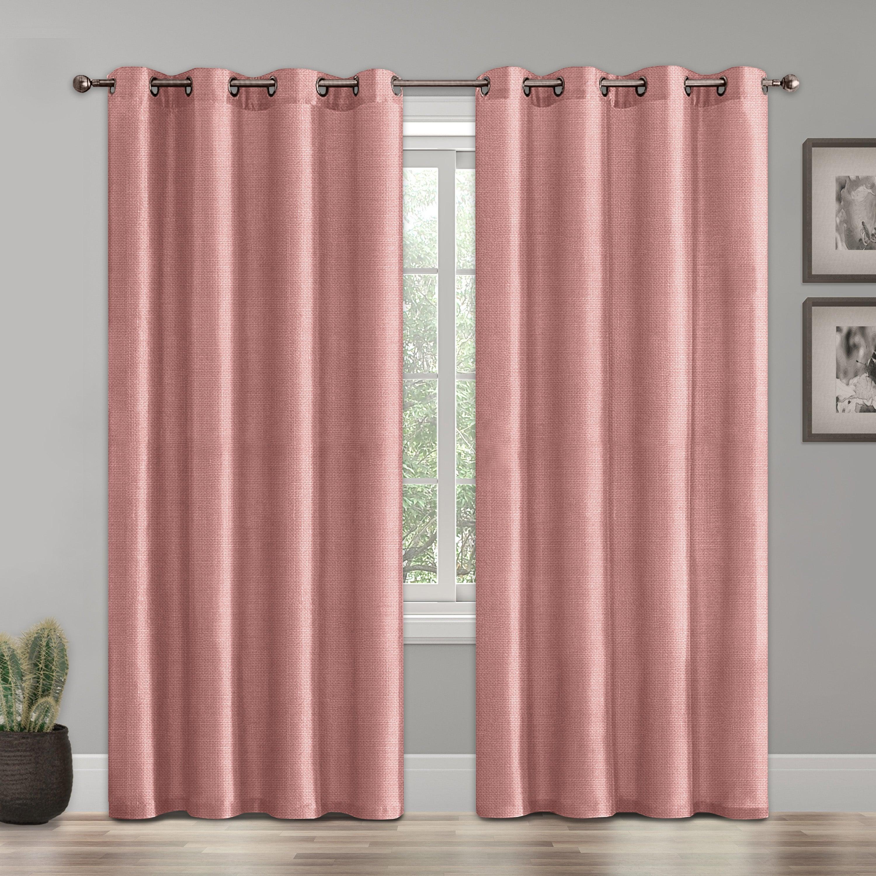 Set of 2 Room Darkening Grommet Top Curtains