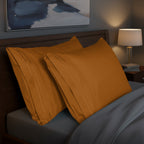 Set of 2 Pillowcases- 3 Line Embroidery