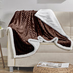Corduroy Design Luxury Sherpa Blanket