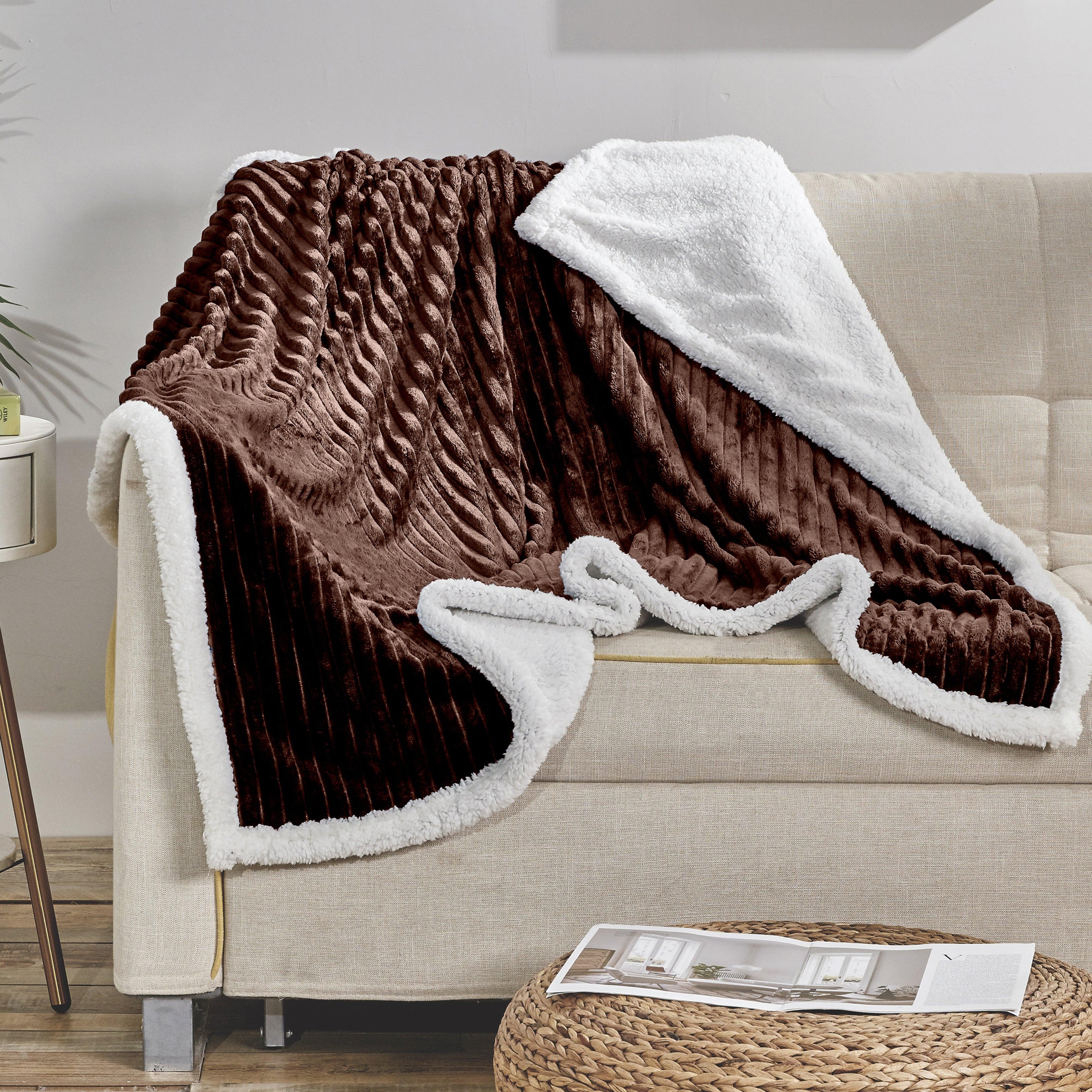 Corduroy Design Luxury Sherpa Blanket